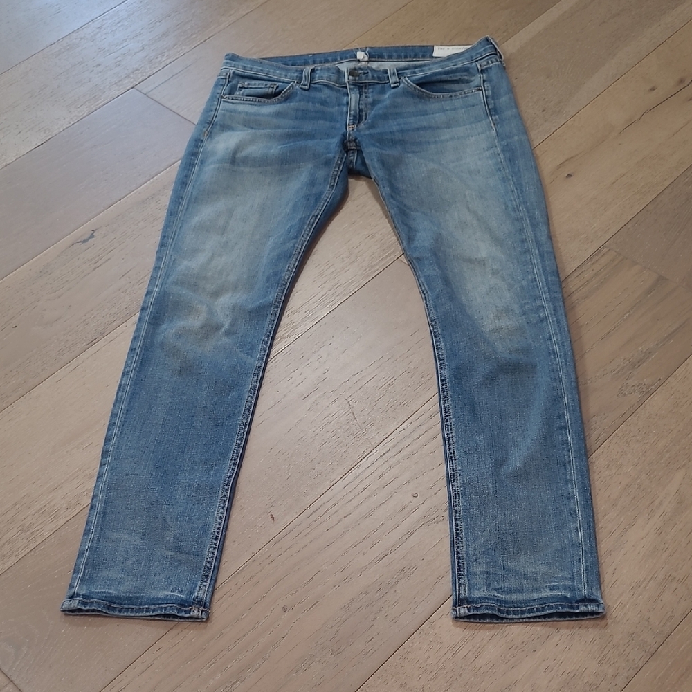 rag & bone Jeans Women's sz 29 DRE Low Rise Slim Straight Leg Denim Jeans